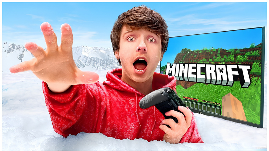 Minecraft challenge thumbnail