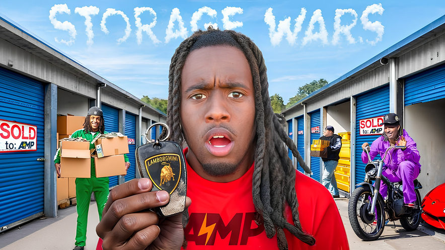 Storage Wars vlog thumbnail