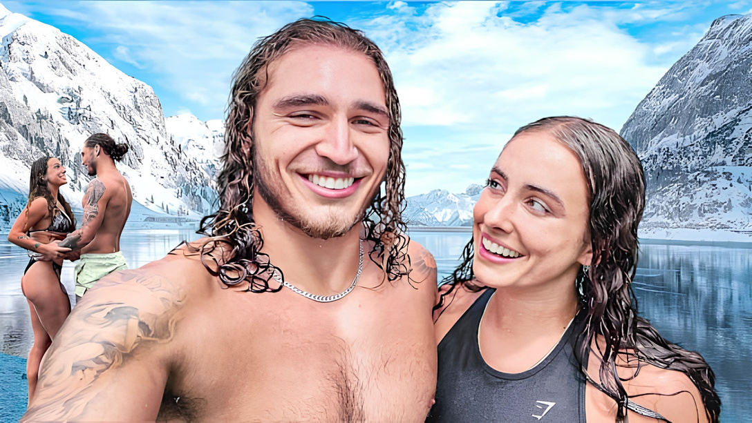 Mountain travel vlog thumbnail